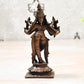 Copper Krishna Idol, 4.5 inches, 300 Grams, Pack of 1 Piece