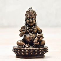 Copper Indian Kuber Idol, 2.75 inches, 200 Grams, Pack of 1 Piece