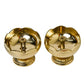 Pure Brass Tamatar Nanda Table Diya, 1.75 inches, Pack of 2 pcs