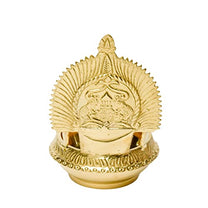 Pure Brass Lakshmi KUBER KAMAKSHI Deep, Deepak, Diya for Pooja Purposes, 6 Inches, 440 gm