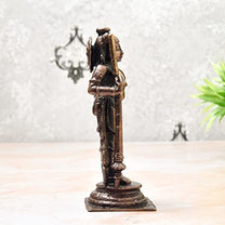 Copper Udupi Krishna Idol, 5.75 inches, 610 Grams, Pack of 1 Piece