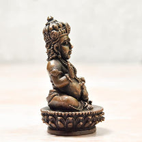 Copper Indian Kuber Idol, 2.75 inches, 200 Grams, Pack of 1 Piece