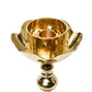 Brass Candle Stand Holder for Pooja Room Decor, Home Decoration All Purpose, 8 inches, 340gm