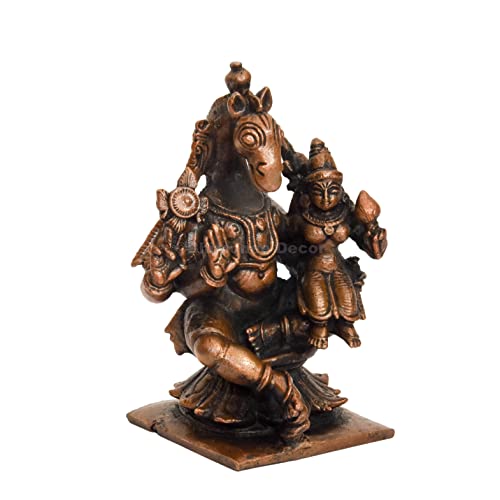 Copper Hayagriva Lakshmi Idol 