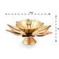 Pure Brass Neeranjan Electric Gold Bulb Lights Diya Decor