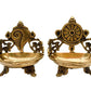 Pure Brass Shanku Chakra 5.5 inches Table Diya 