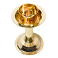 Pure Brass Candle Stand Holder for Pooja Room Decor, Home Decoration All Purpose, 6.3 inches, 390gm