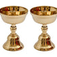 Pure Brass Akhand Jyothi | Pyali Stand Nanda Table Diya, 3.2 inches Big