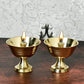 Pure Brass Salaidar Nanda Pyali Table Diya, 1.75 inches, Brass, Pack of 2 pcs