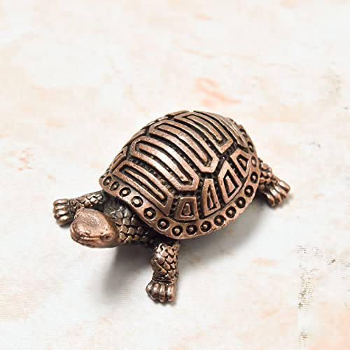  Copper Handmade Turtle Kurma Tortoise Bhimonee Decor