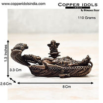 Copper Idols India Handmade Ranganatha Swamy Idol Dimensions