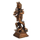 Handmade Copper Cow Krishna Idol 4 inches , Patina Antique Finish , 1 Piece