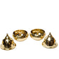 Pure Brass Kuber Goblet Deep, Deepak, Diya for Pooja Purposes, 3.6 Inches, 270 gm