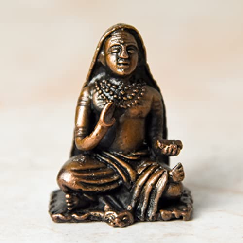 Copper Handmade ShankaraCharya Idol