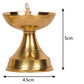 Pure Brass Neeranjan Electric Gold Bulb Lights Diya  Dimensions
