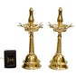 Pure Brass Electric Lighting Kerla Table Diya India