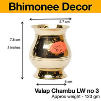 Valap Chambu Pooja Kalash Size