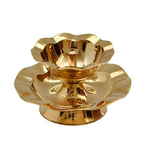 Brass Nanda Akhand Jyoth Table Diya, 2.3 inches,Pack of 1