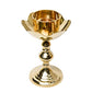 Brass Candle Stand Holder for Pooja Room Decor, Home Decoration All Purpose, 8 inches, 340gm