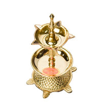 Pure Brass Kachua Deep, Deepak, Diya for Pooja Purposes, 6.25 Inches, 380 gm