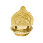 Pure Brass GAJALAKSHMI KUBER KAMAKSHI Deep, Deepak, Diya for Pooja Purposes, 6 Inches, 440 gm