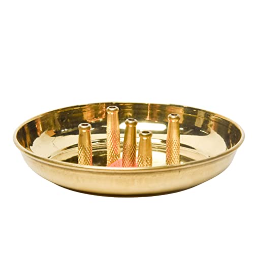  Pure Brass Agardan Plate 0.8 Inches