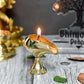 Pure Brass Shank Design Table Diya, 3 inches, Brass, Pack of 1 pc