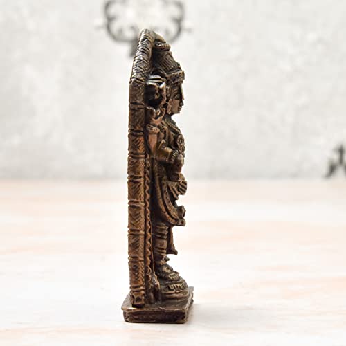 Handmade Copper Balaji Idol 3.8 inches India