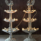  White Metal Electric Bulb Lights Diya 10 inches India