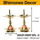 Pure Brass Udupi Deep, Deepak, Diya for Pooja Purposes, 5.5 Inches, 500 gm