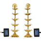 Pure Brass 5 Step Electric Gold Bulb Lights Diya