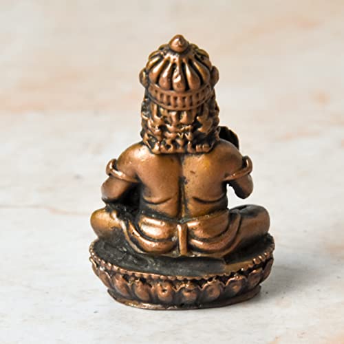Copper Indian Kuber Idol, 1.65 inches, 50 Grams, Pack of 1 Piece
