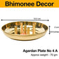  Pure Brass Agardan Plate Size