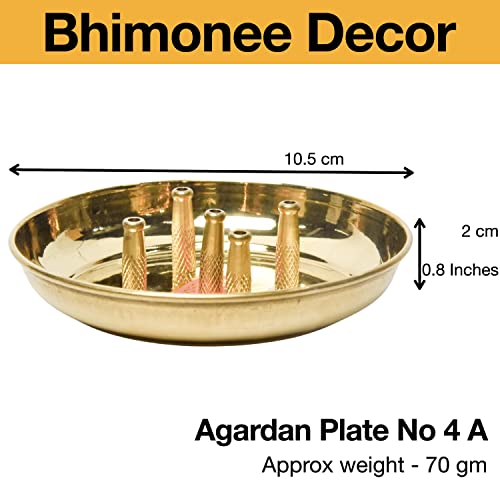  Pure Brass Agardan Plate Size