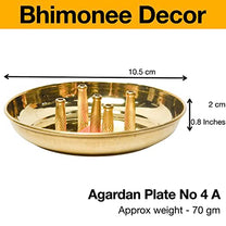  Pure Brass Agardan Plate Size