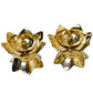 Pure Brass Kamal Nanda Table Diya, 1.75 inches, Pack of 2 pcs