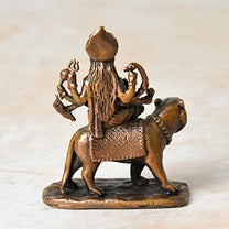 Copper Durga Idol, 1.8 inches, 50 Grams, Pack of 1 Piece