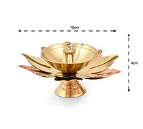 Pure Brass Lotus Electric Pair of Deep Bulb Lights  Dimensions