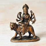Copper Durga Idol, 1.8 inches, 50 Grams, Pack of 1 Piece