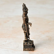 Handmade Copper Balaji Idol with Garuda Spl 2.8 inches India