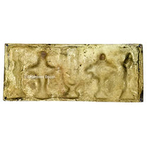 Pure Brass Shanku Chakra Hanging with Garuda and Hanuman Wallplate Back side