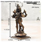 Copper Krishna Idol, 4.5 inches, 300 Grams, Pack of 1 Piece