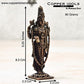  Handmade Copper Balaji Idol Spl 3.25 inches Dimensions