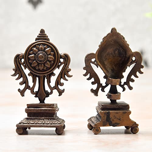 Handmade Shanku Chakra Duo with Incense Sticks Holder