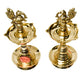 Pure Brass Udupi Murga Global Deep, Deepak, Diya for Pooja Purposes, 6.75 Inches, 750 gm