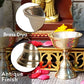 Pure Brass Electric Akhand Jyothi Table Lights Diya Bhimonee Decor