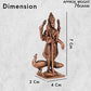 Handmade Copper Kartikeya Murugan Dimension