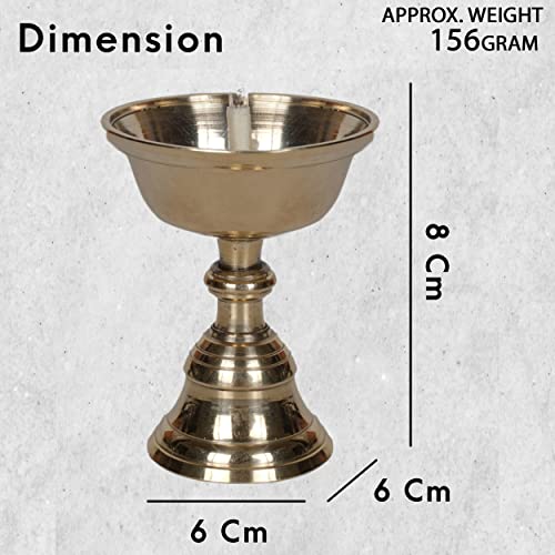 Pure Brass Electric Akhand Jyothi Table Lights Diya Dimensions