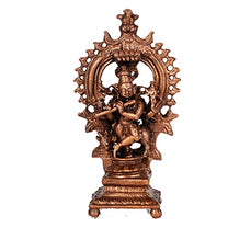 Copper Prabhavli Cow Krishna Idol 3 inches, 90 gm, 1 Piece