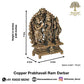 Copper Handmade Lord Ram Darbar Murti Dimensions